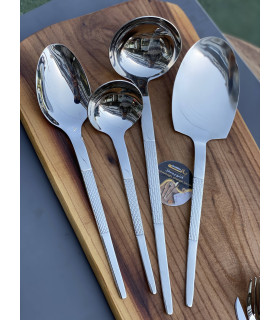 سرویس قاشق چنگال آجری براق یونیک