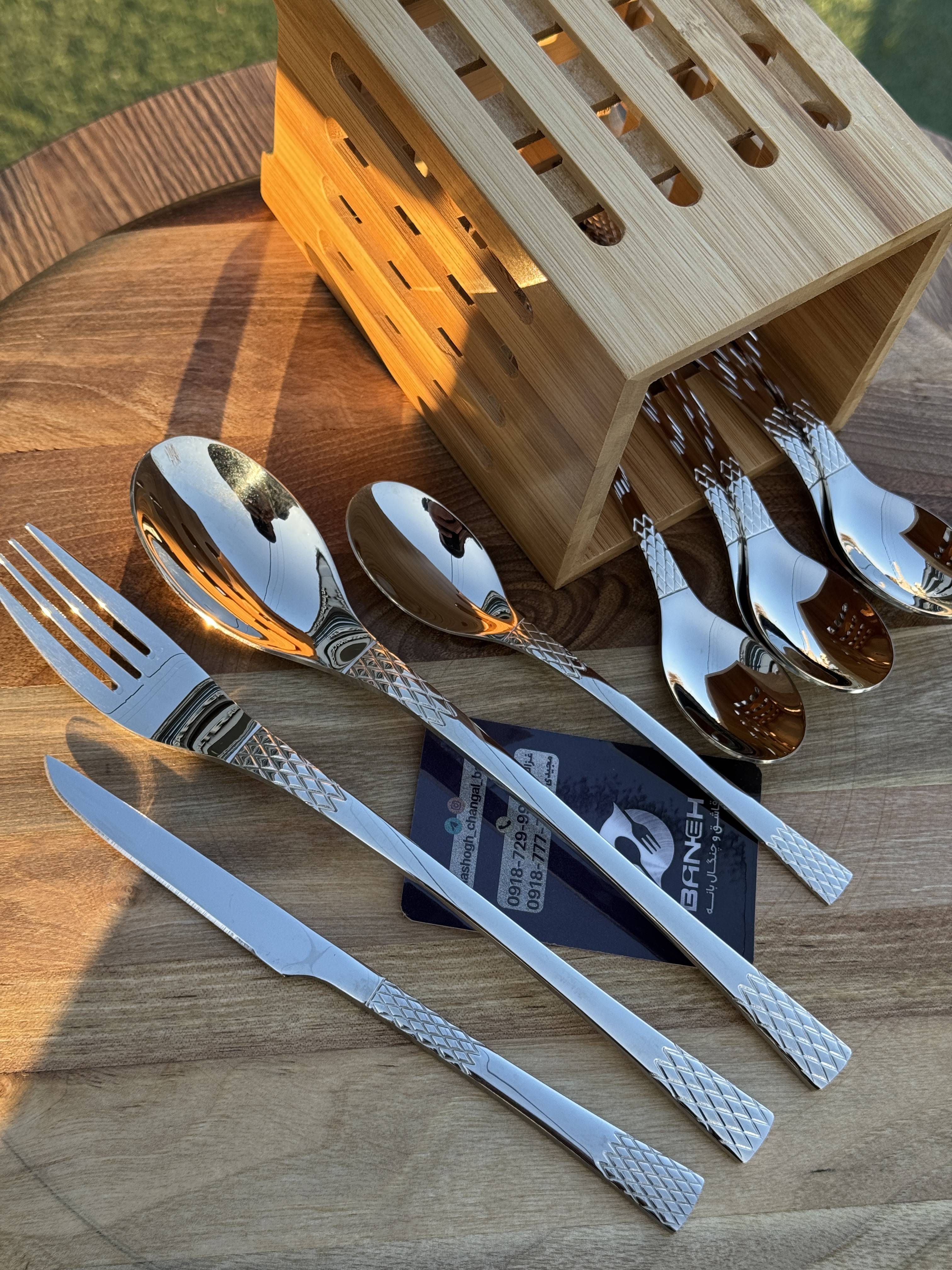 سرویس قاشق چنگال یونیک Uniqe مدل ananasi