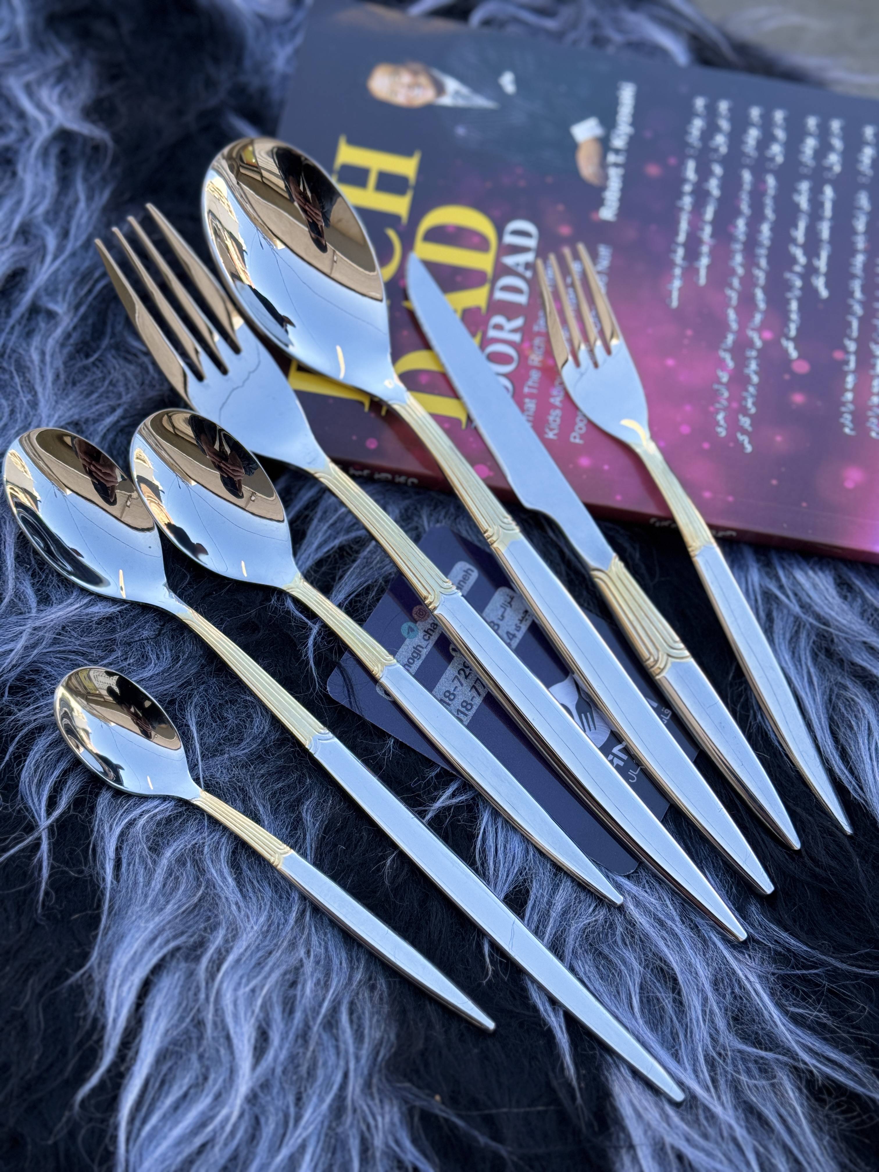 سرویس قاشق چنگال  یونیک Uniqe مدل rumi